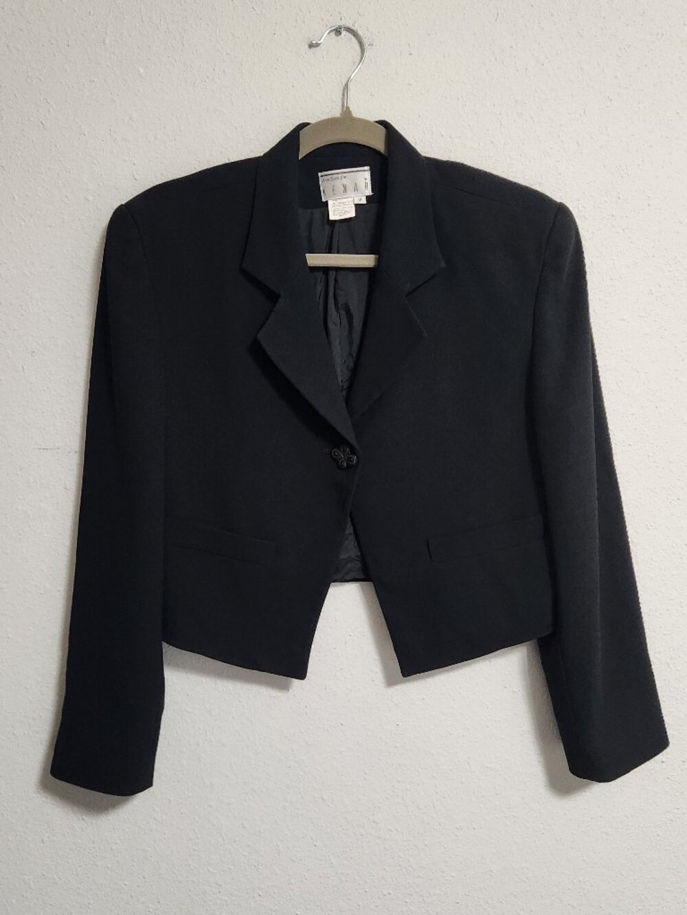 Ann Tian for Kenar | Black Cropped Blazer Jacket Size 10